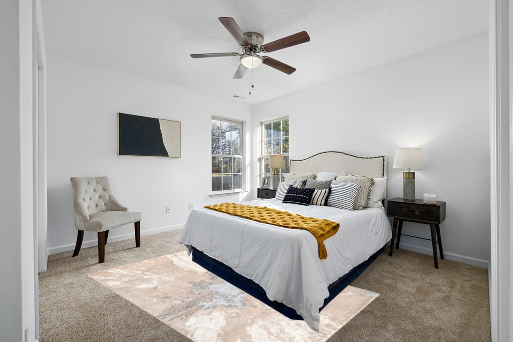 nuLOOM Cyn Contemporary Abstract Area Rug, 5x8, Beige in White and Yellow Modern Bedroom