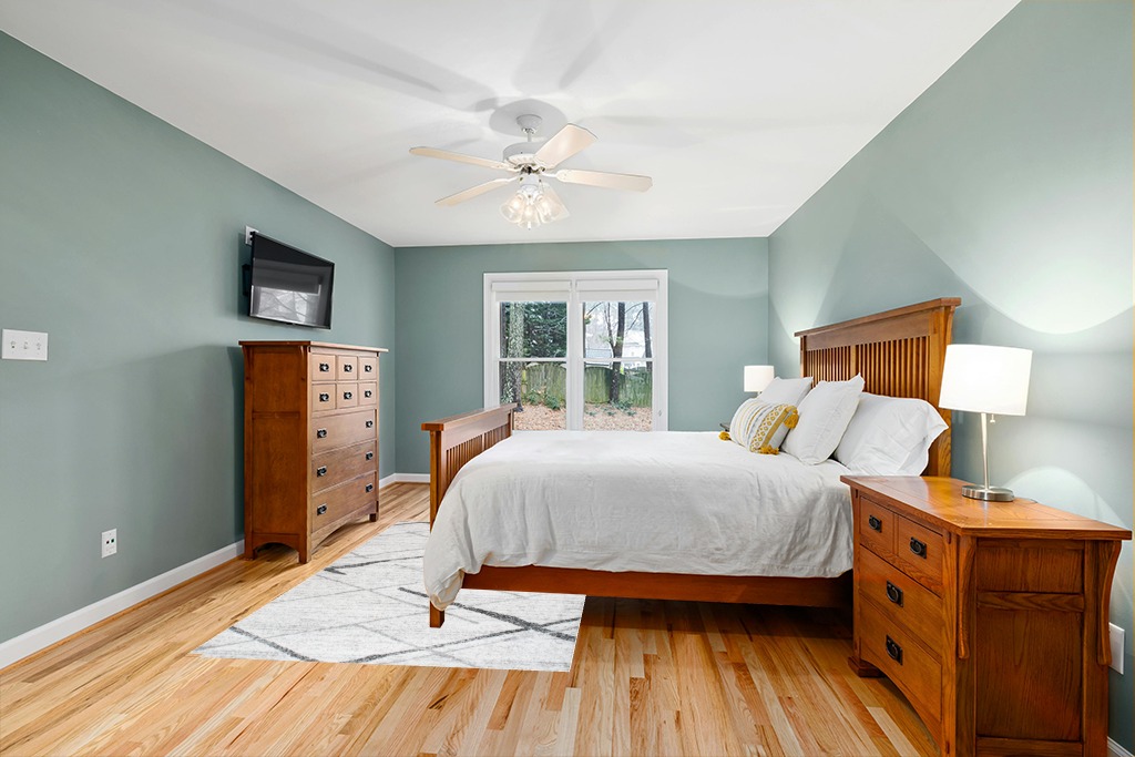 ‎Grey ‎Contemporary ‎Non Slip ‎Kitchen, Bedroom, Living Room, Hallway, Dining Room ‎Area Rug in Teal and Orange Wood Bedroom