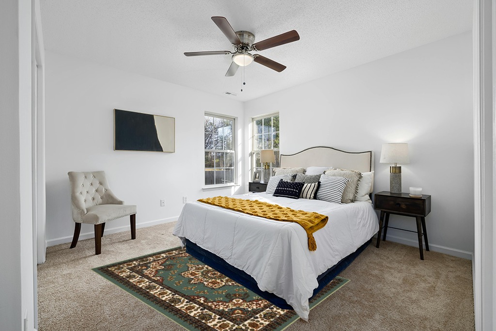Antep Rugs Alfombras Oriental Traditional 5x7 Non-Skid (Non-Slip) Low Profile Pile Rubber Backing Indoor Area Rugs (Green, 5' x 7') in White and Yellow Modern Bedroom