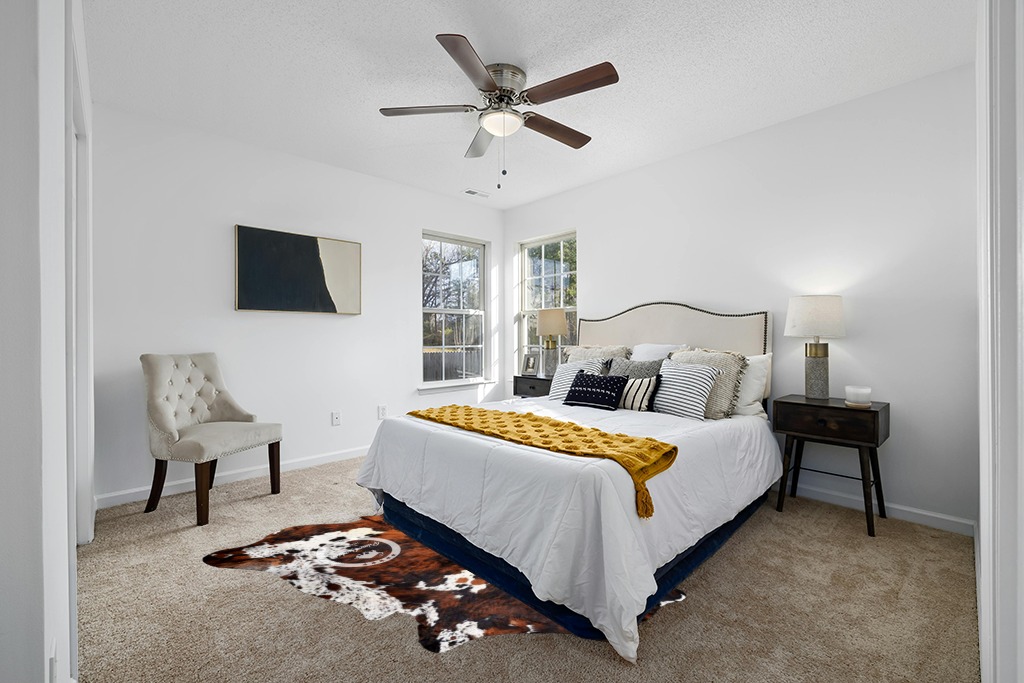 Prime Cowhides Cowhide Rug Tricolor Genuine Hair on Hide Size: Medium (5ft x 6ft) (150cm x 180cm) in White and Yellow Modern Bedroom
