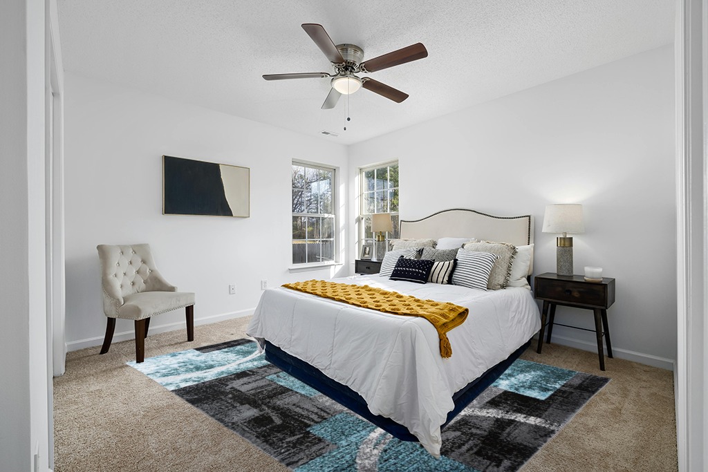 Rugshop Contemporary Abstract Circle Design Soft Area Rug 7'10" x 10'2" Gray in White and Yellow Modern Bedroom