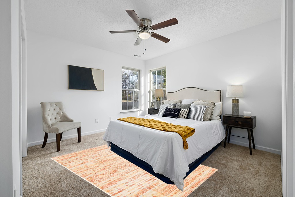 Unique Loom Helios Collection Geometric, Modern Striped, Vibrant Area Rug, 5' 0" x 8' 0", Orange/Ivory in White and Yellow Modern Bedroom