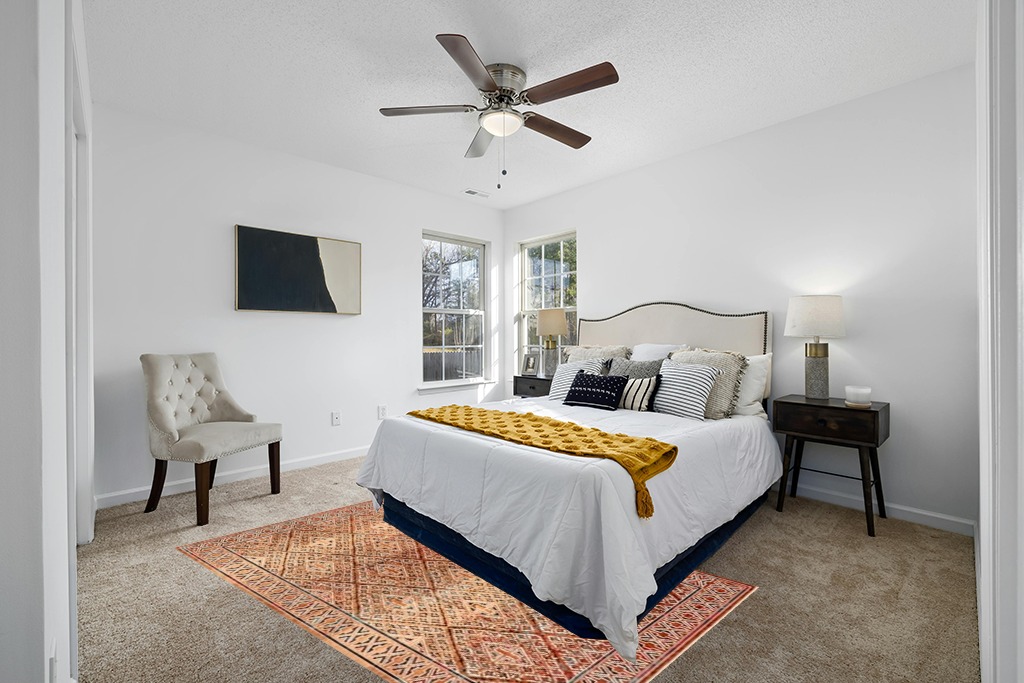 Rugs USA x Prabal Gurung Bagmati Machine Washable Area Rug, 5x8, Orange in White and Yellow Modern Bedroom