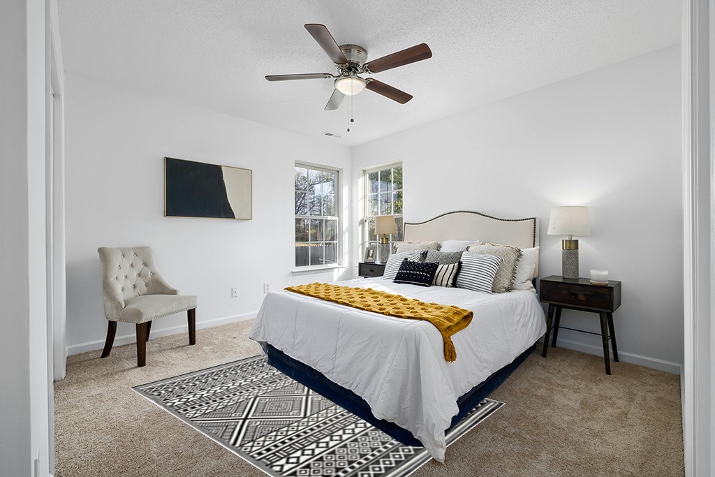 Beverly Rug Aztec Outdoor Rugs in White and Yellow Modern Bedroom